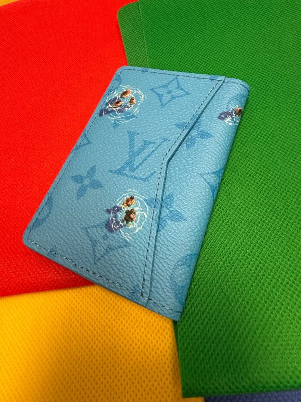 Louis Vuitton Blue Lagoon Pocket Organizer/Wallet-M14881